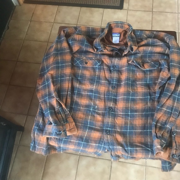 Vintage Rare Patagonia Men’s Heavyweight Organic Cotton Flannel Shirt - Picture 2 of 15